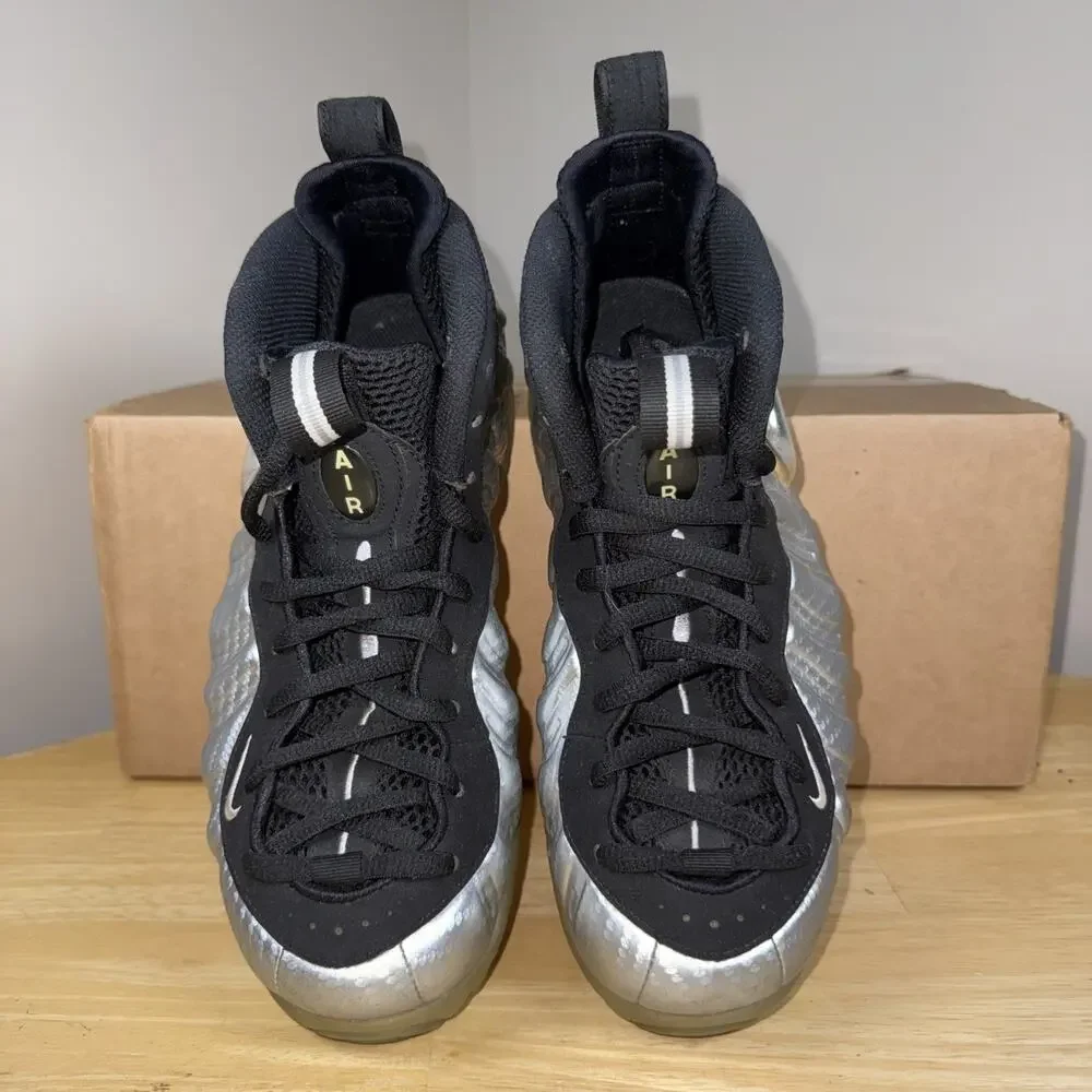 Size 8 Nike Air Foamposite Pro Metallic Silver Surfer 2017 No Box